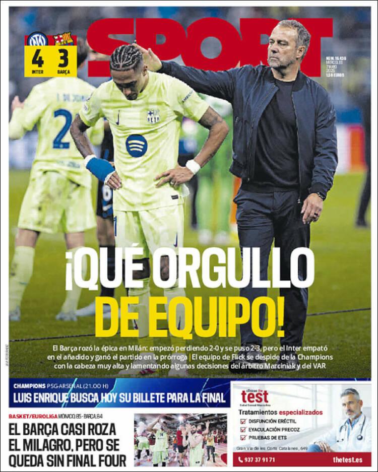 Barcelona quedó eliminado y así reacciona la prensa: Estaba claro que los árbitros harían su trabajo contra nosotros