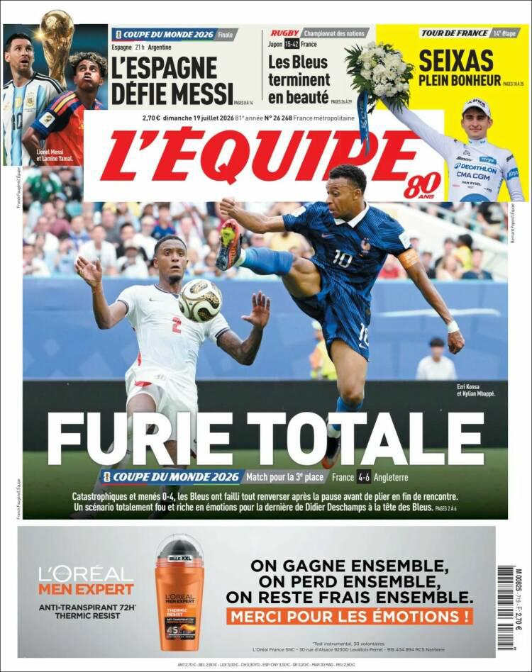 No tiene equipo; el último baile de Messi: prensa previo a la final del Mundial