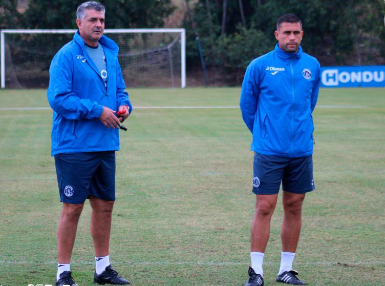 Así fue el primer entrenamiento de Diego Vázquez en su vuelta a Motagua; charla ¿y quién estuvo como su asistente?