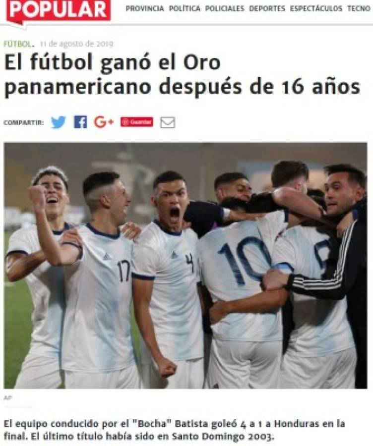 Lo que dicen los medios internacionales tras la medalla de plata de Honduras en Panamericanos