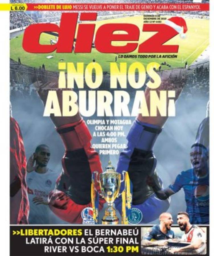 ¡Superfinal! River y Boca se roban las portadas de los periódicos más importantes del mundo