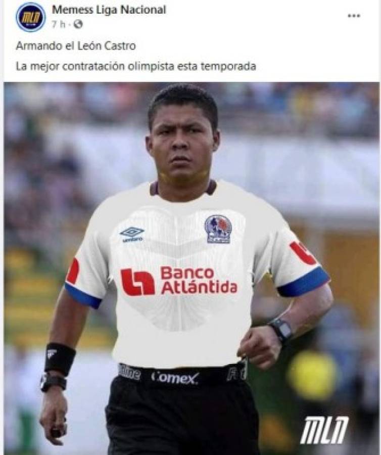 Los crueles memes contra Motagua que dejó el clásico donde Olimpia confirmó su liderato