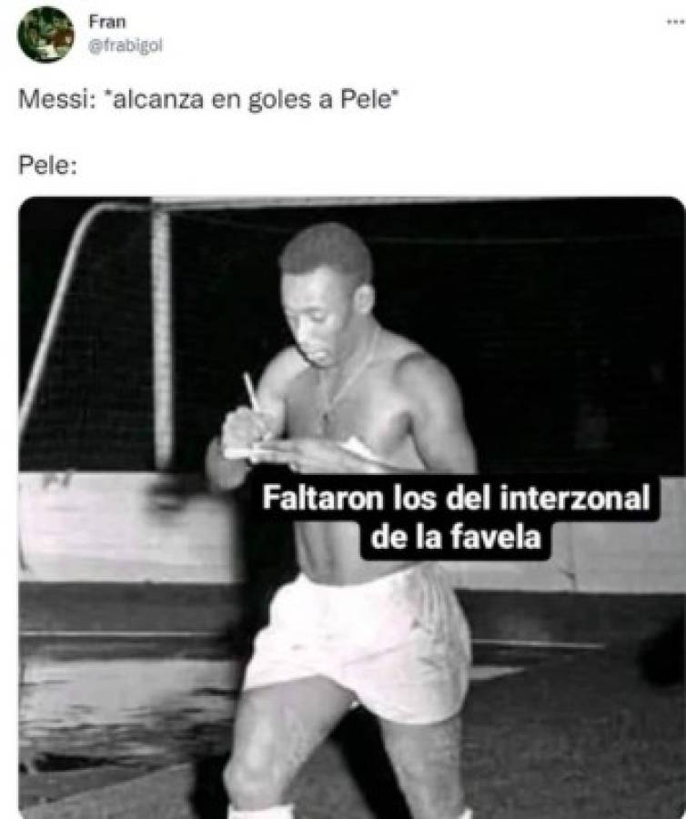 Messi llora, supera el récord de Pelé y los memes lo destrozan; Brasil tampoco se salva