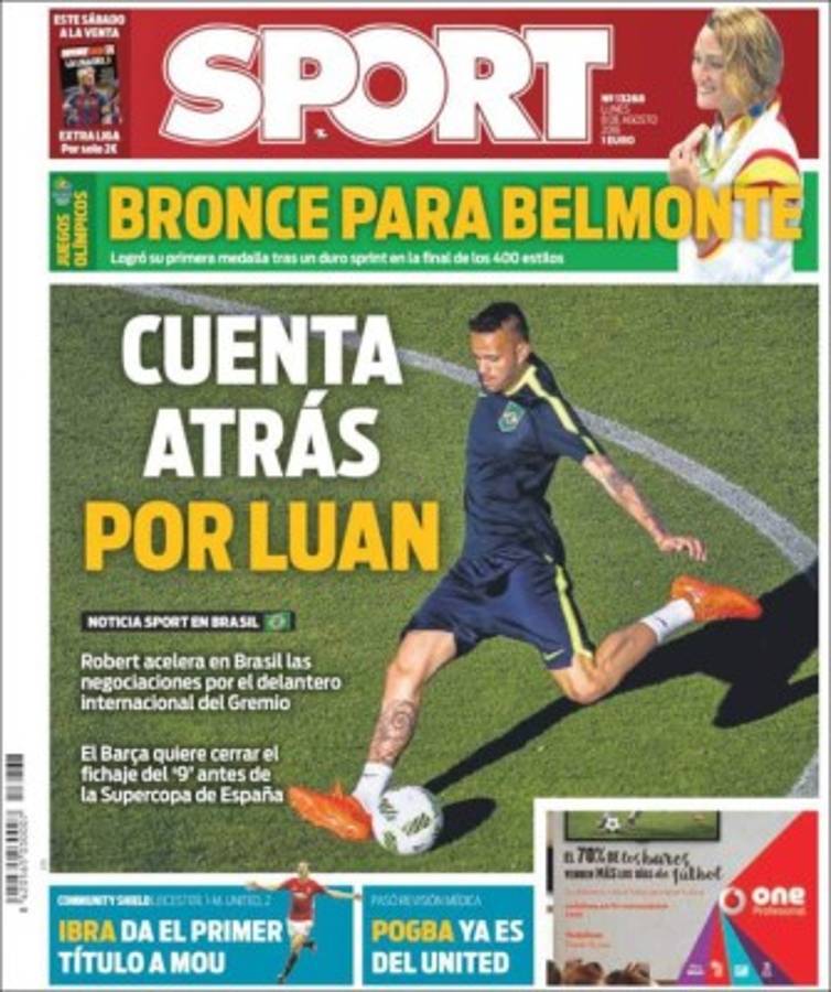 PORTADAS: Esto amaneció diciendo la prensa deportiva en el mundo