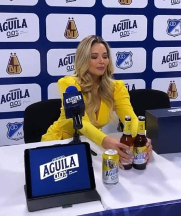 Así es la preciosa periodista deportiva que enamora en Colombia y que intentó imitar a Cristiano Ronaldo