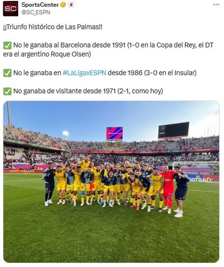 Barcelona perdió en casa ante Las Palmas y así reacciona la prensa: “Que cierren el VAR y pongan una ruleta; vergüenza”