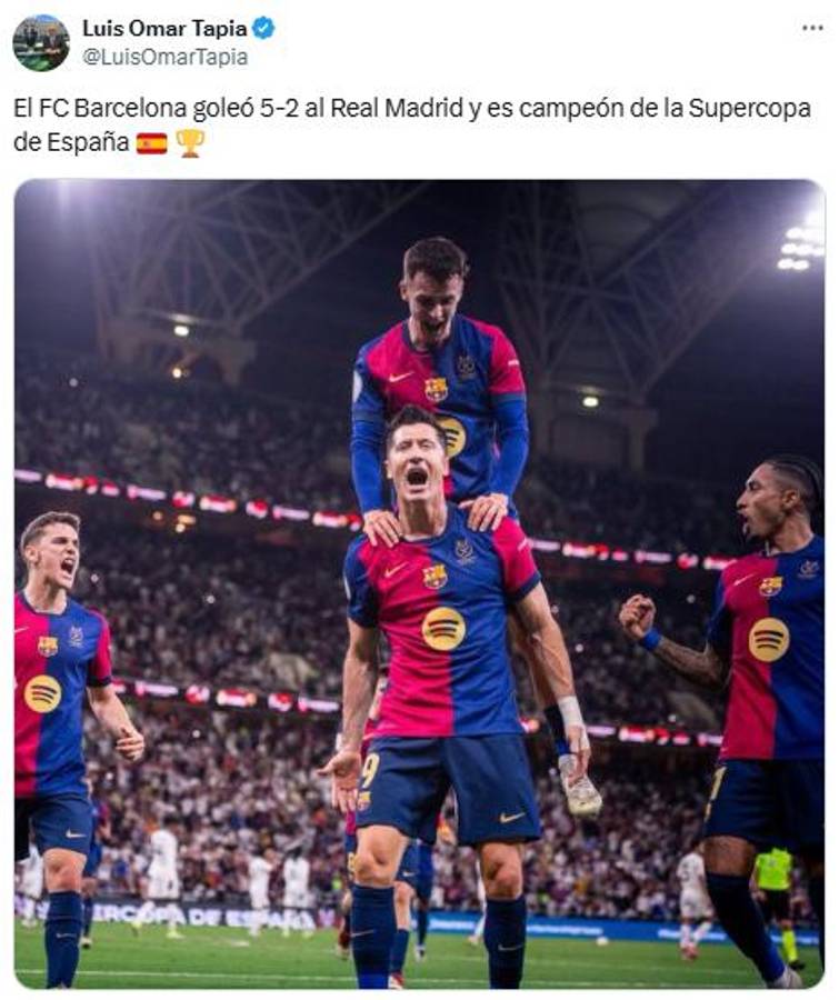 Barcelona volvió a humillar al Real Madrid y la prensa reacciona: “Ridículo; deben dar gracias que solo fueron cinco”