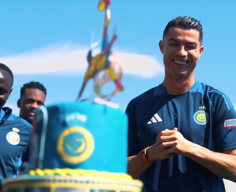 Al Nassr le celebra a Cristiano Ronaldo su cumpleaños 40: la fiesta que se vivió en el club