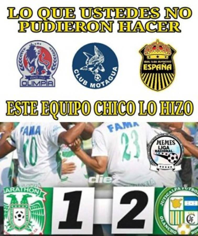 Los memes de la jornada 13 de la Liga Nacional donde destrozan a Marathón