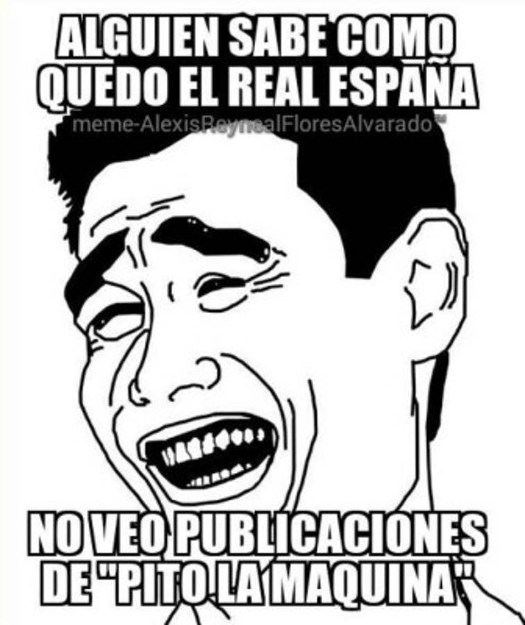 Al Real España le hacen 'bullying' con memes tras clásico sampedrano
