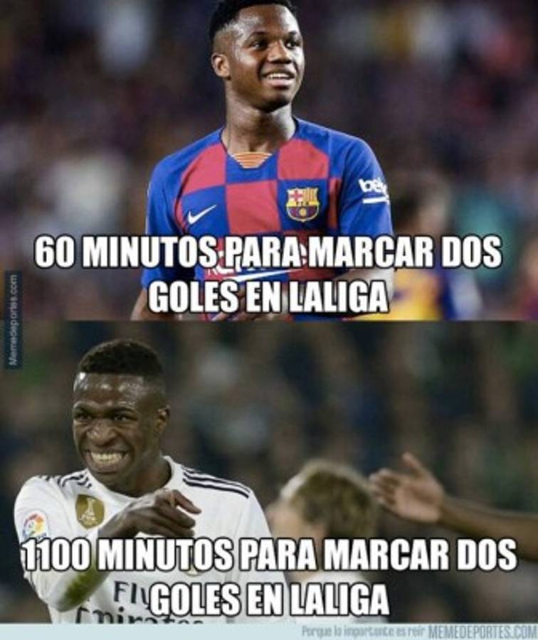 Los memes destrozan al Real Madrid por su sufrido triunfo y Ansu Fati también se destaca
