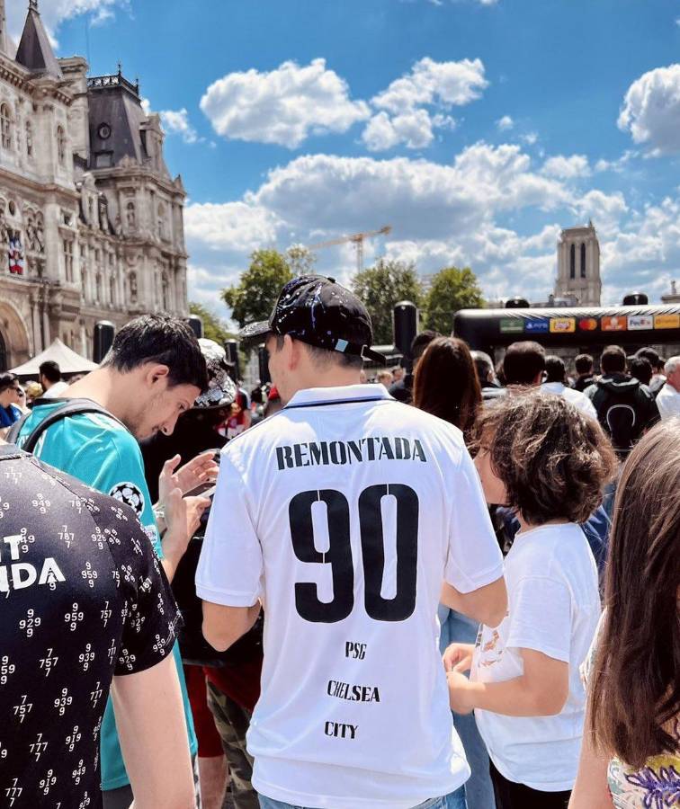Ambientazo en París por la gran final de la Champions League; los ‘recaditos’ de la afición del Real Madrid para Mbappé