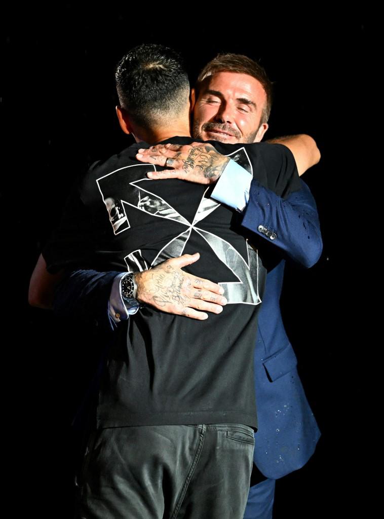 Así fue el reencuentro de Messi con Busquets en el Inter Miami; Antonela levanta suspiros y el cálido saludo con Beckham