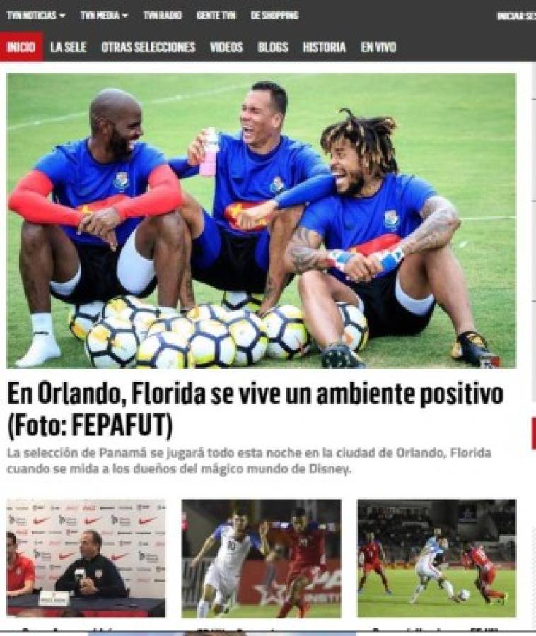 Medios panameños tienen mucha fe para ganarle a Estados Unidos