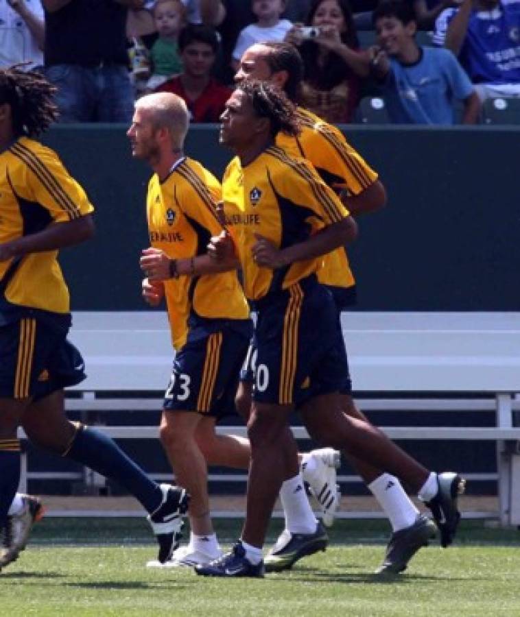 12 fotos que demuestra la buena relación de Pavón y Beckham en Galaxy