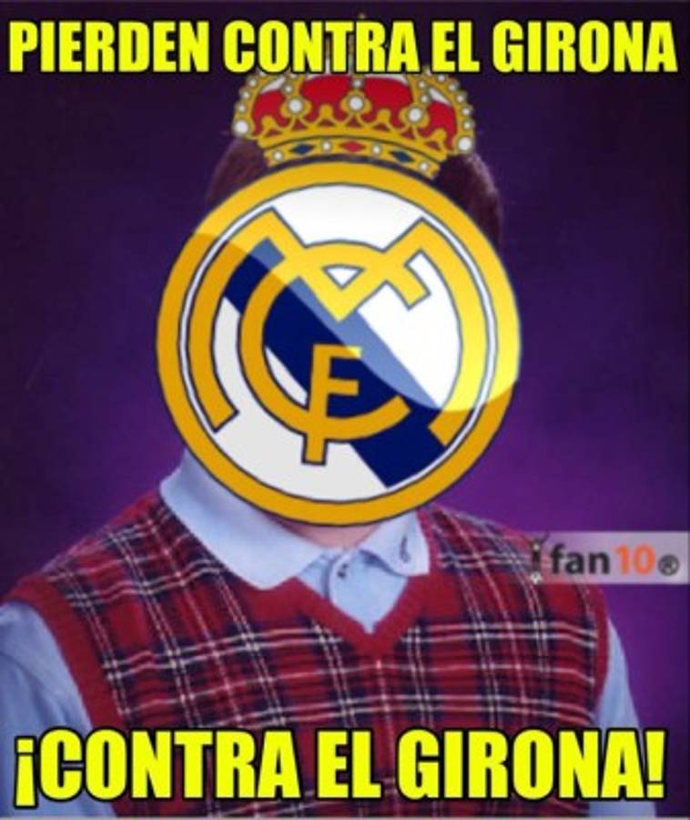 Los terribles memes de la derrota del Real Madrid ante el Girona