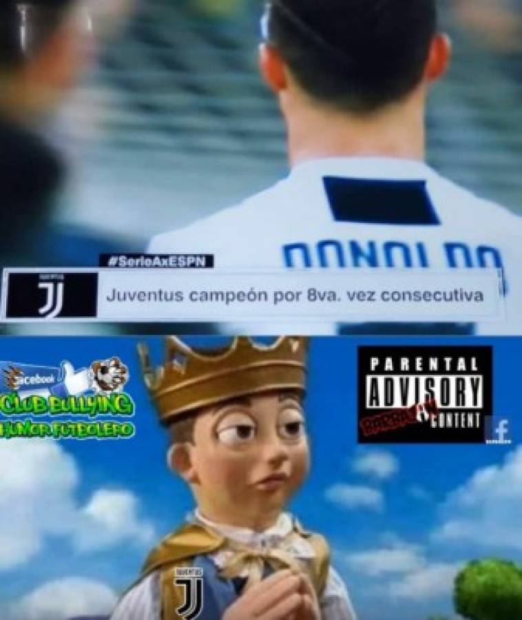 ¡Para morir de risa! Los memes liquidan a Cristiano Ronaldo tras ganar la Serie A con Juventus