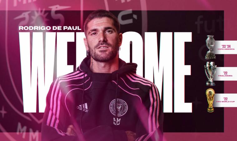 De Paul ya está en Miami con Messi y revela por qué fichó con el Inter: su dorsal y el guiño de Beckham