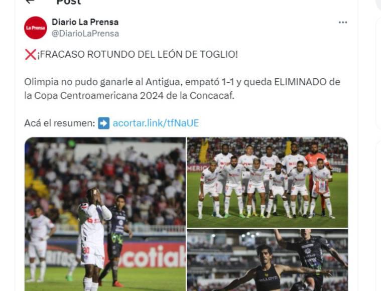 Olimpia fracasó en Copa Centroamericana y señalan a los culpables: lo que dice la prensa tras la eliminación del León