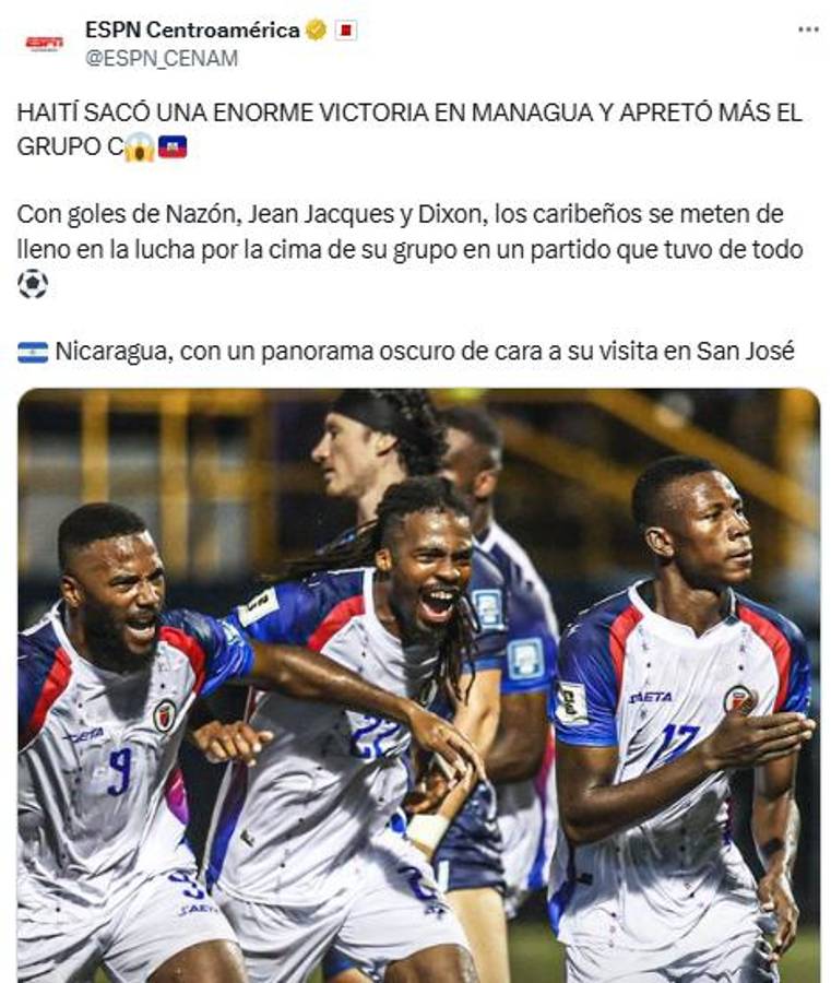Es la selección a vencer; el país más pobre de América: esto dicen los medios de Haití previo al duelo ante Honduras