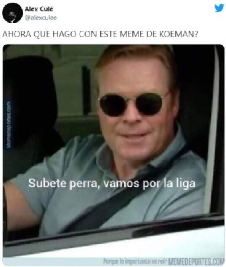 Koeman fue despedido del Barcelona y los memes destrozan al entrenador holandés