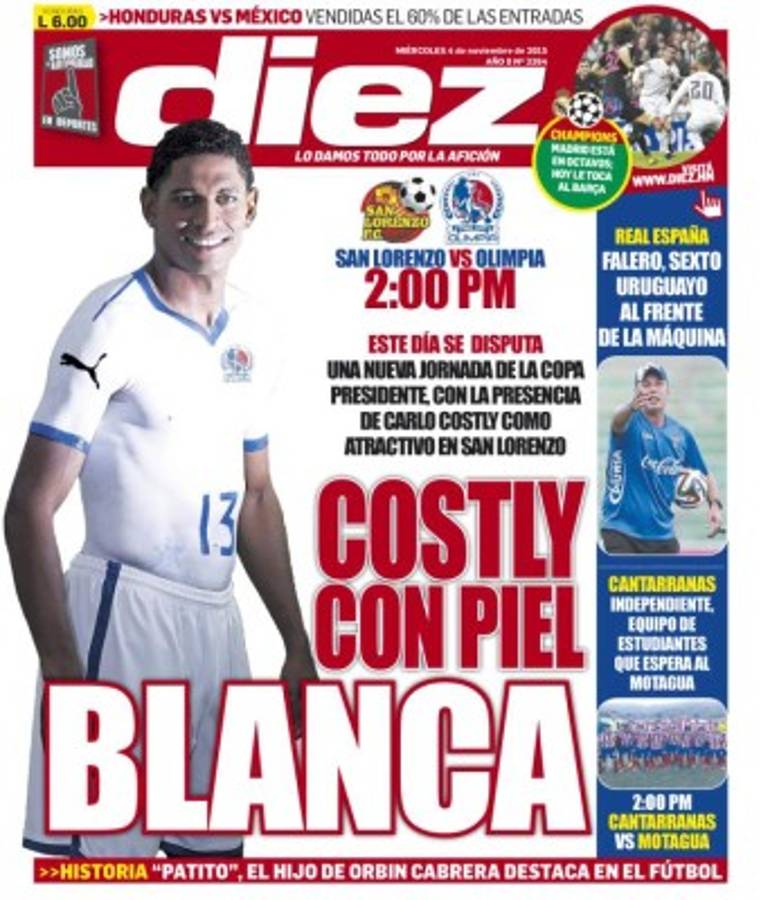 Las portadas del mundo deportivo de este miércoles 04 de noviembre