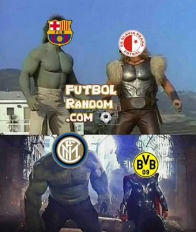 Lionel Messi, víctima favorita de los memes tras el sufrido triunfo del Barcelona ante el Slavia