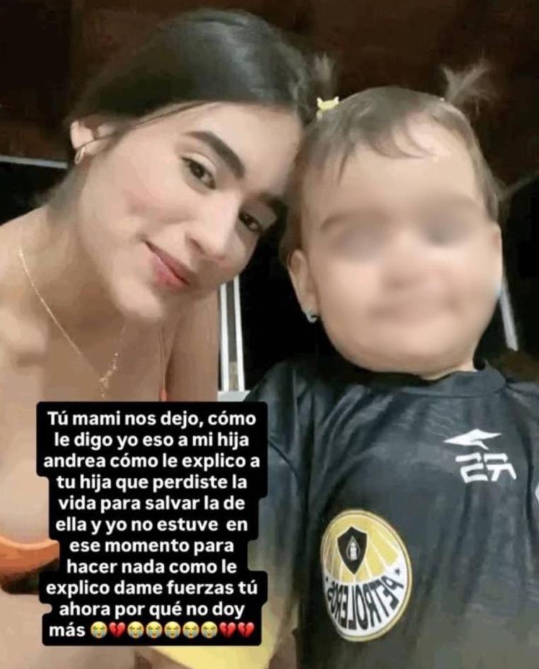 Muere esposa de futbolista de Venezuela en terremoto: ¿Cómo le explico a tu hija?