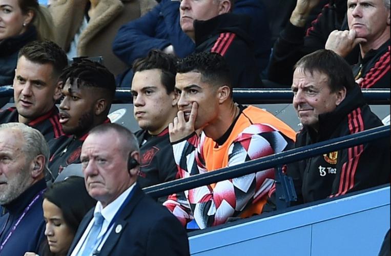 ¡Está furioso! Así fue captado Cristiano Ronaldo después de ser castigado: La decisión de Ten Hag para no verlo (FOTOS)