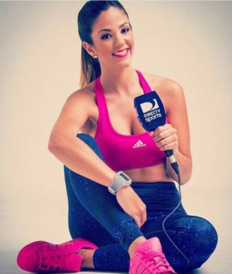 Antonella González, la bella periodista venezolana que cubre el acontecer deportivo en Panamá
