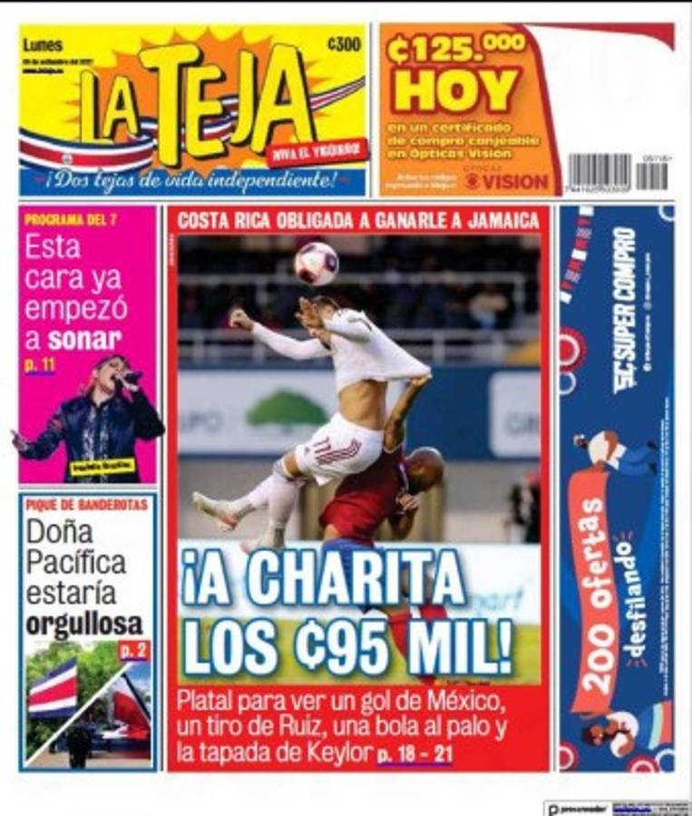 'Punto amargo', 'Poca magia', 'Panamá ilusiona', 'decepción tica': las portadas de los diarios en Concacaf