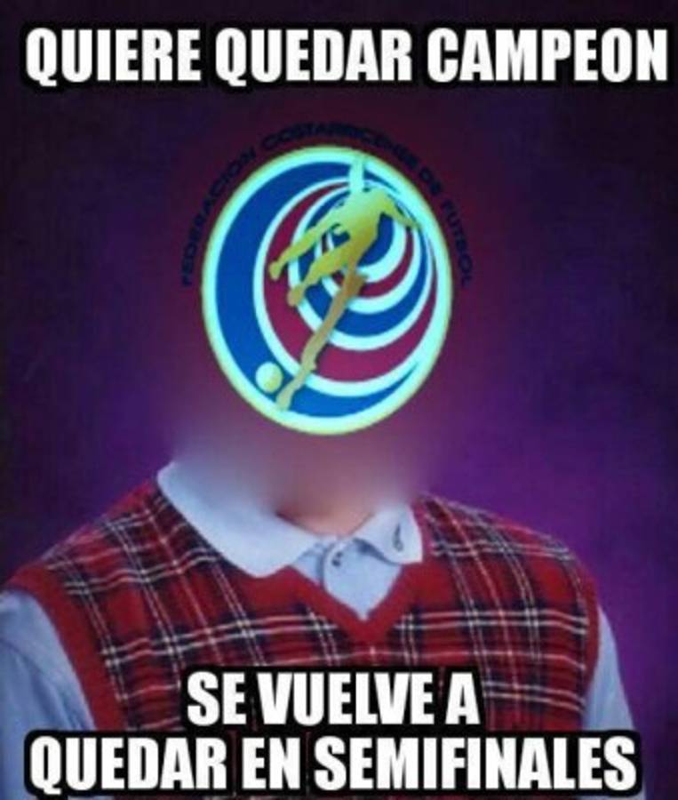 ¡DIVERTIDOS! Los memes que crucifican a Costa Rica por la eliminación en Copa Oro
