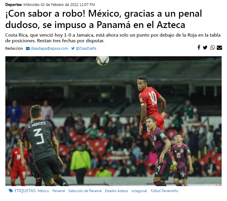 ‘‘Asalto a mano armada en el Azteca’’ y ‘‘la manita de Concacaf’’: así reacciona la prensa tras el polémico triunfo de México sobre Panamá