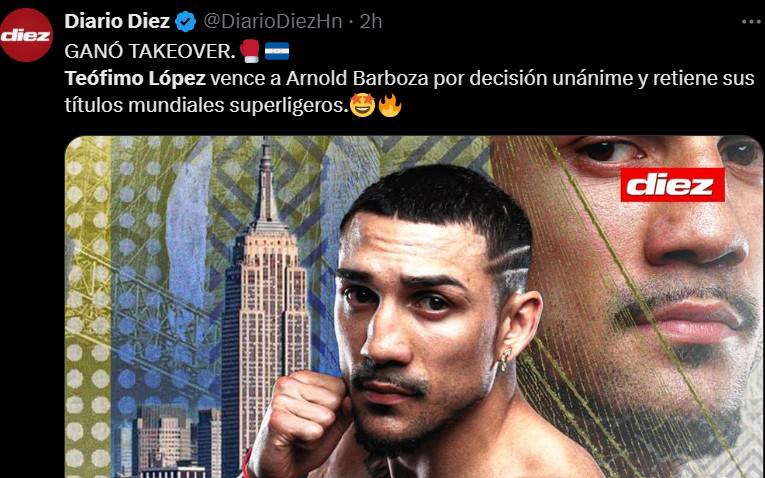 Teófimo López dominante, Conquistó Nueva York: El mundo del boxeo y la prensa internacional se rinden ante el catracho