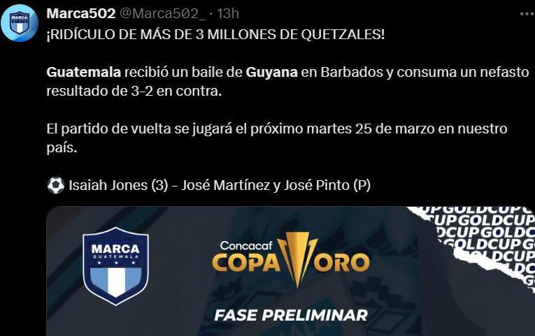 Señalan los culpables del papelón de Guatemala ante Guyana: Ridículo de más de 3 millones de quetzales