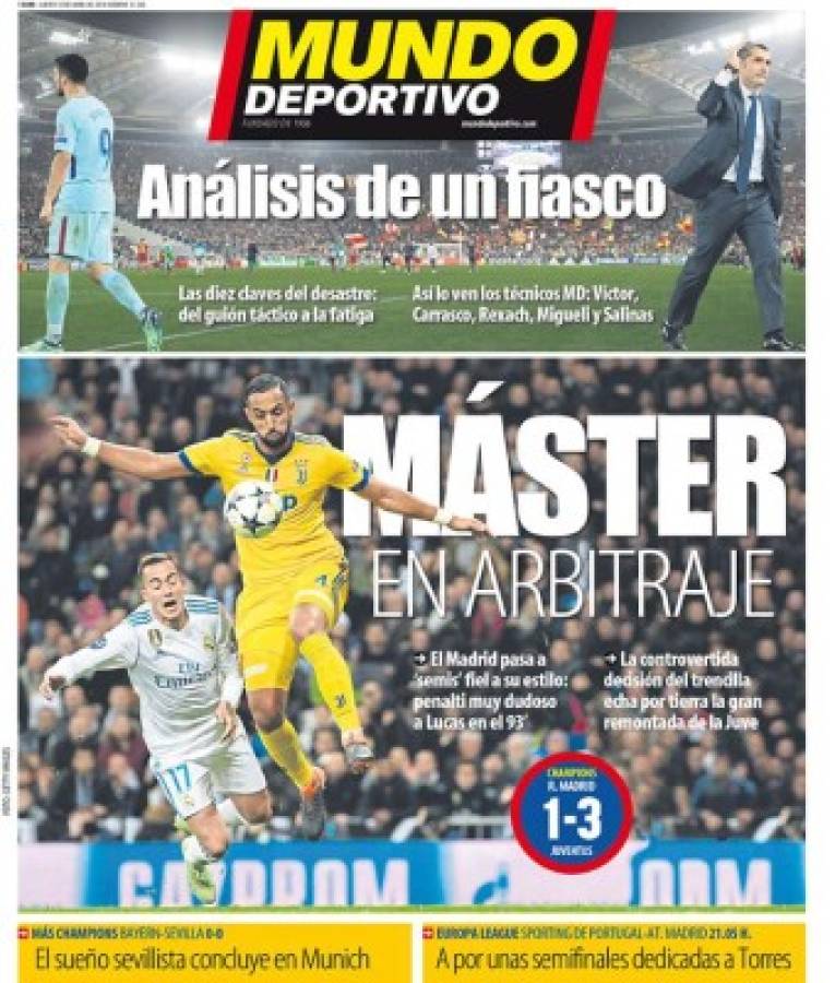 PORTADAS: Festejo en España, furia en Italia