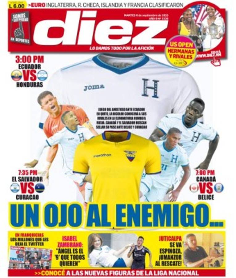 Las portadas de los diarios más importantes en el mundo