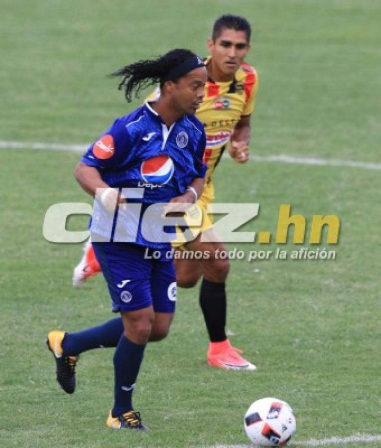 EN FOTOS: Así fue todo el recorrido de Ronaldinho en Honduras