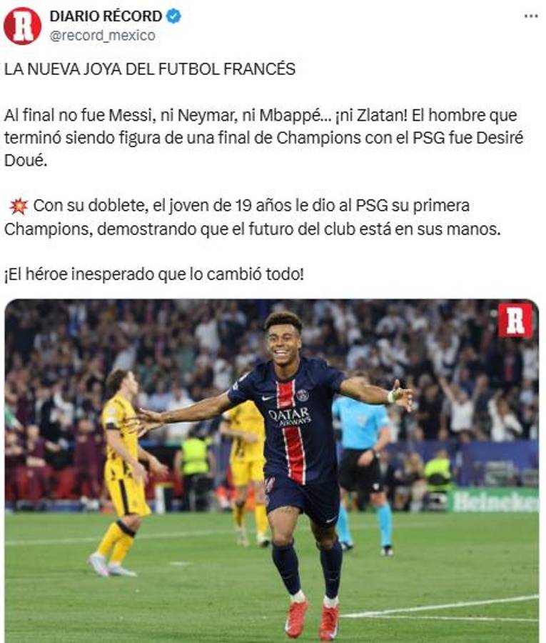 PSG ganó su primera Champions con una paliza y así reacciona la prensa: Qué suerte tuvo el Barcelona de quedar eliminado