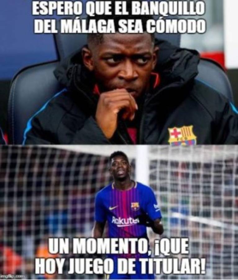 ¡Nadie se salva! Los crueles memes que dejó el triunfo del Barça ante Málaga