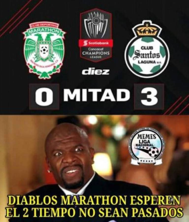 Los memes se apoderan tras la goleada de Santos a Marathón