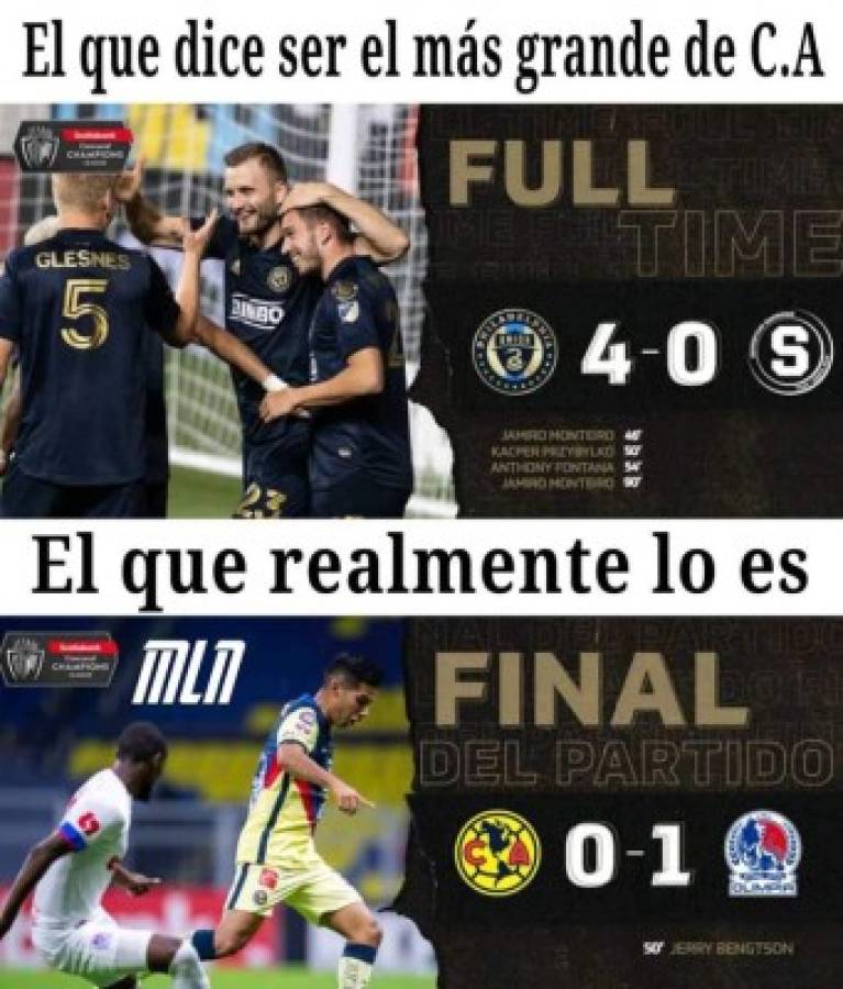 Los crueles memes que dejó la victoria del Olimpia ante el América en el estadio Azteca