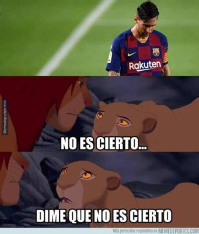 Messi se va del Barcelona y los memes provocan un caos en las redes sociales