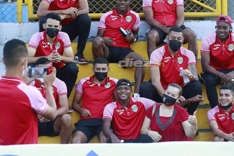 Listos para su debut: Así llegó la plantilla de Marathón para su estreno en el Morazán contra Platense