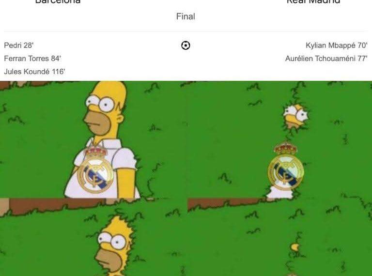 Los memes aniquilan al Real Madrid y a Florentino Pérez tras la conquista del Barcelona por la Copa del Rey