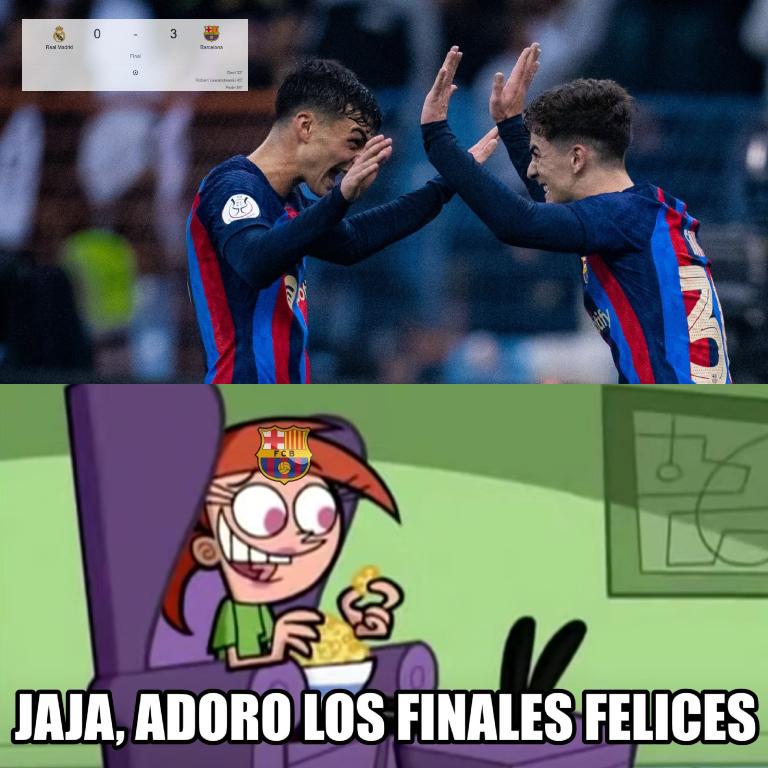 ¡Hasta Shakira! Barcelona se quedó con la Supercopa española y los memes despedazan al Real Madrid