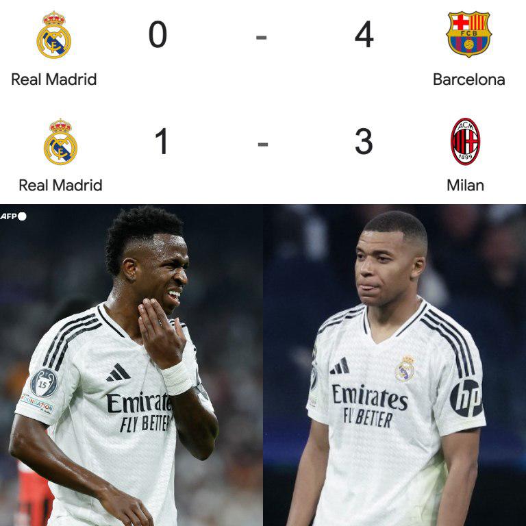 Los memes trituran al Real Madrid tras perder ante Milan: ¡Vinicius y Mbappé, las víctimas!
