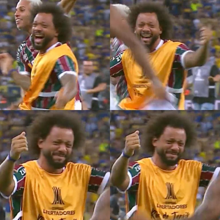 Marcelo llora por ganar la Copa Libertadores con Fluminense y los jugadores de Boca Juniors destrozados en el Maracaná