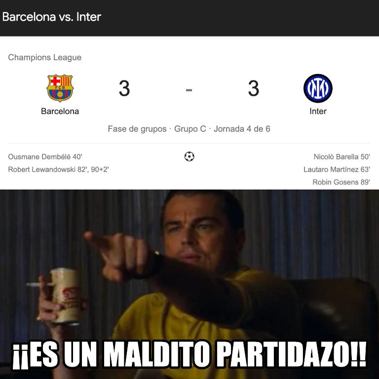 ¡Destruyen a Piqué! Los duros memes contra Barcelona luego de empatar con Inter y estar al borde de Europa League