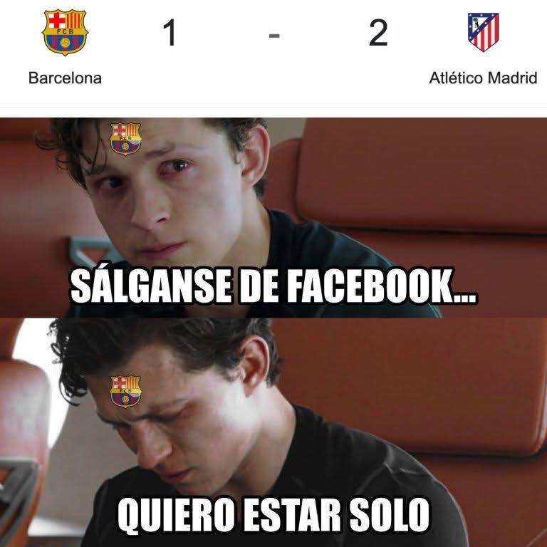 Los del Real Madrid lo disfrutan: los mejores memes que dejó la derrota del Barcelona ante Atlético de Madrid